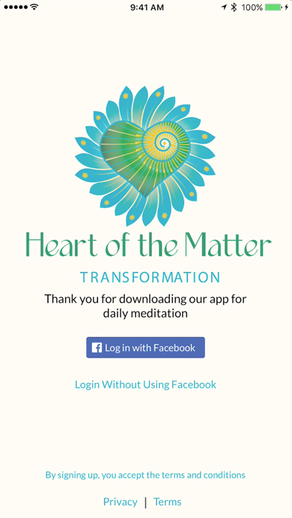 Heart of the Matter Meditation