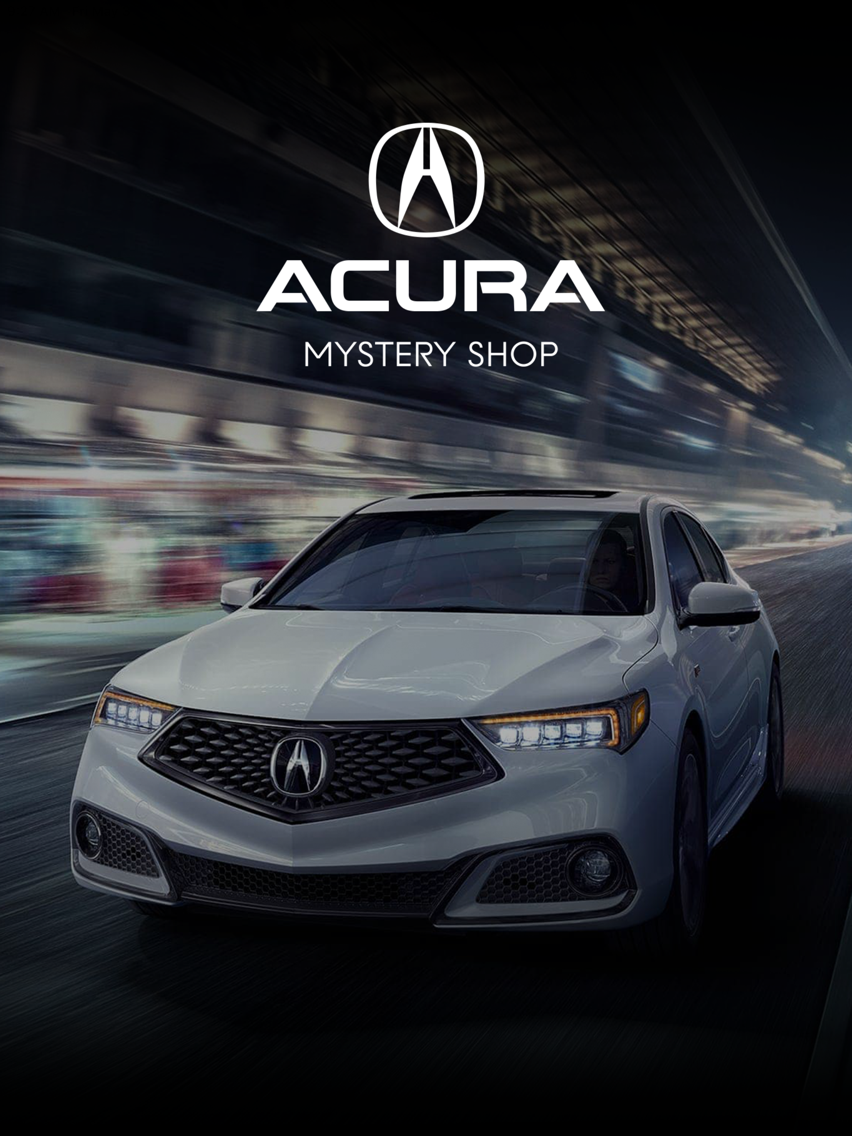 Acura Mystery Shopping poster