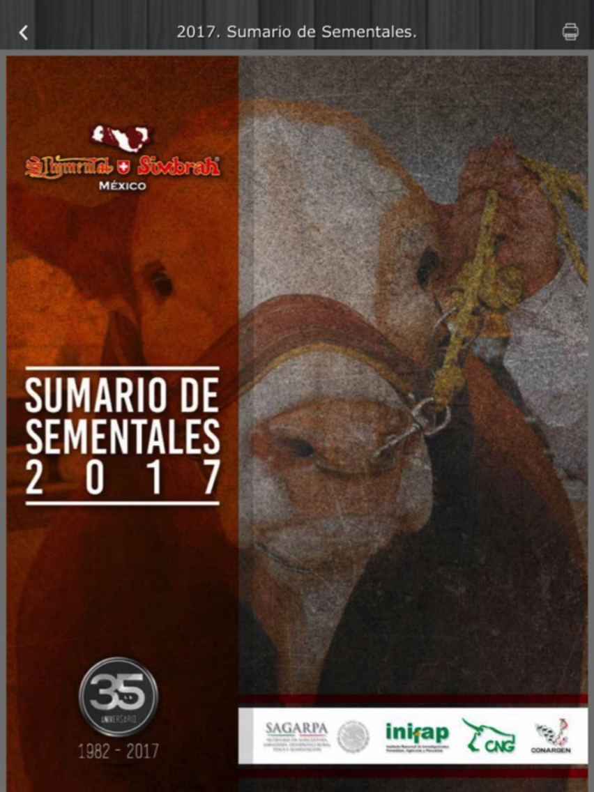 Simmental Simbrah Mexico poster