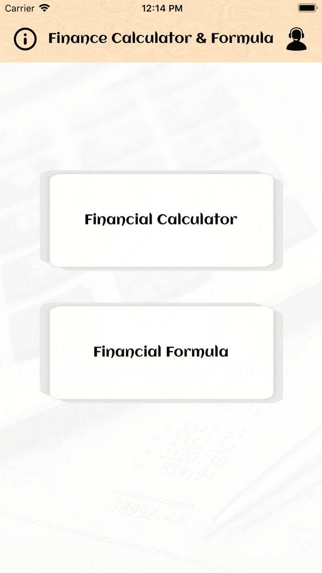 Finance Calculator N Formulas Plakat