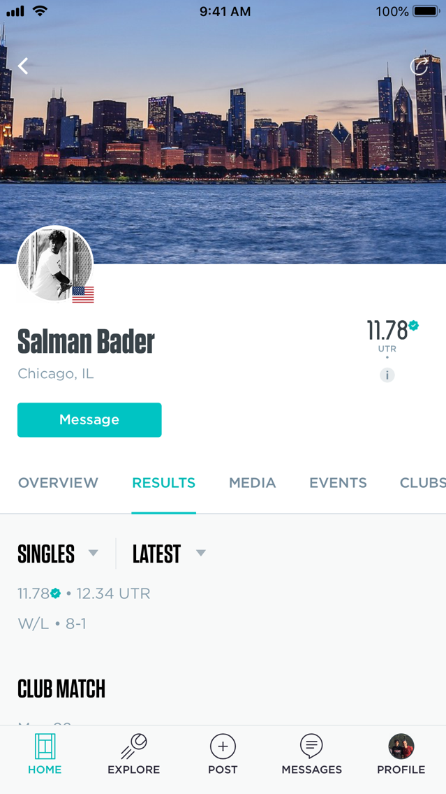 UTR Universal Tennis Rating for iOS (iPhone) Free Download at AppPure