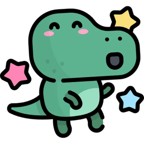 Cute Dinosaur Sticker Pack