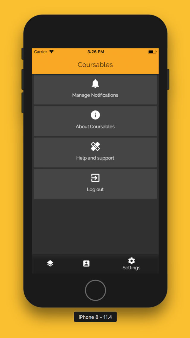 Coursables poster