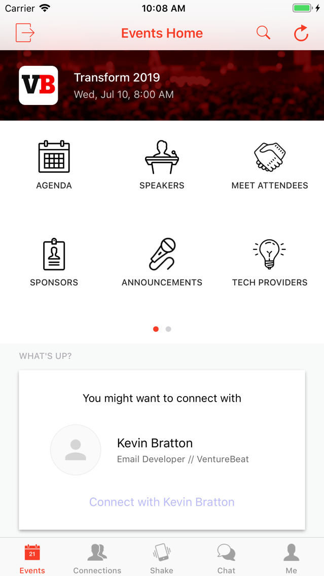 VentureBeat Event App Cartaz