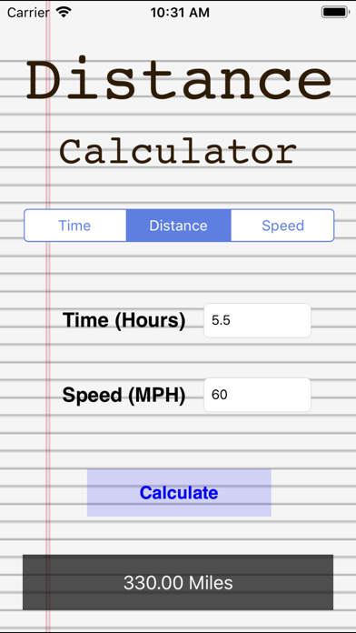Distance Speed Time Calculator poster