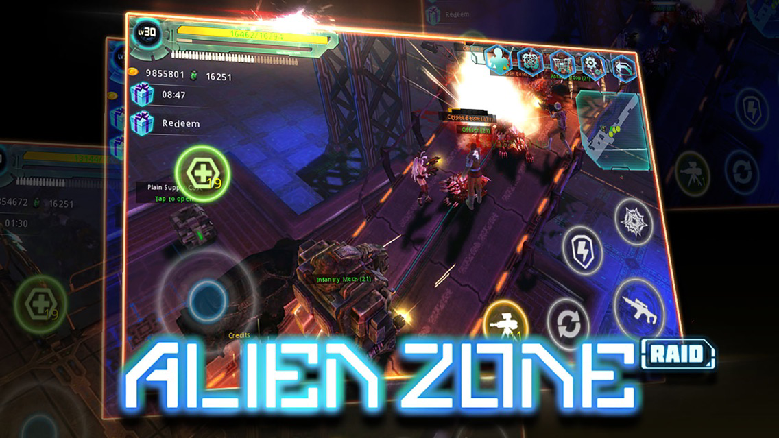 Alien Zone: Raid الملصق