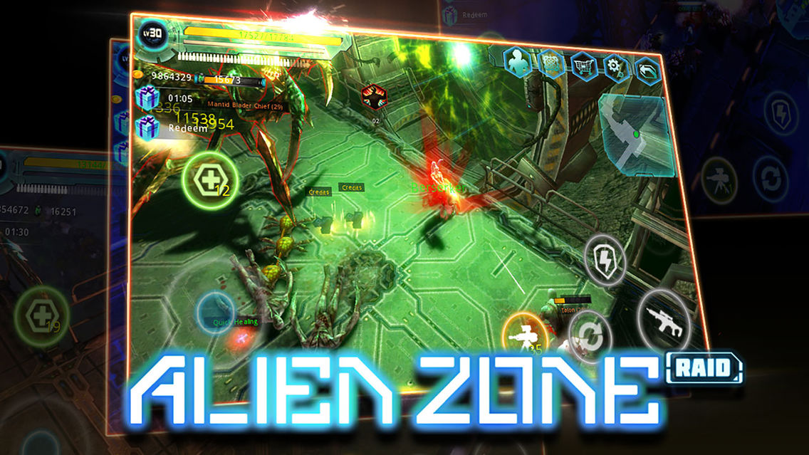 Alien Zone: Raid الملصق