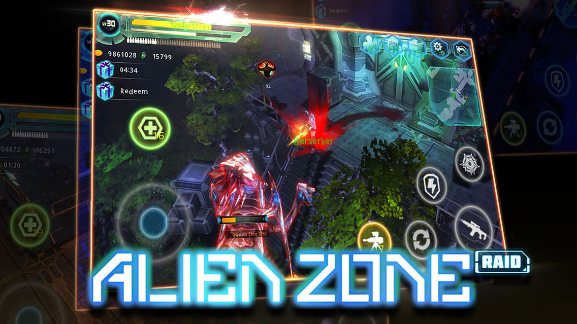 Alien Zone: Raid الملصق