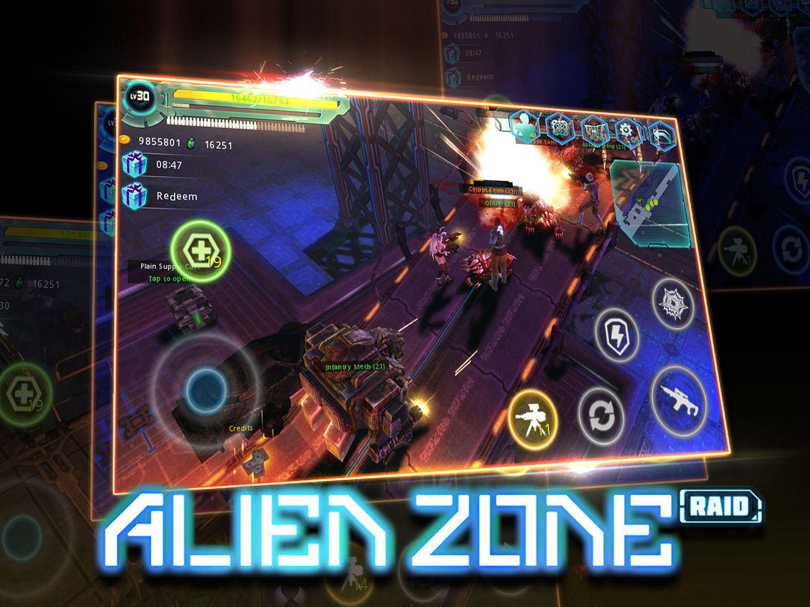 Alien Zone: Raid الملصق
