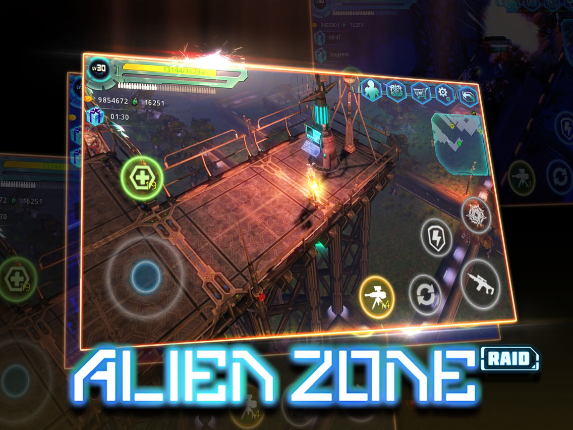 Alien Zone: Raid الملصق