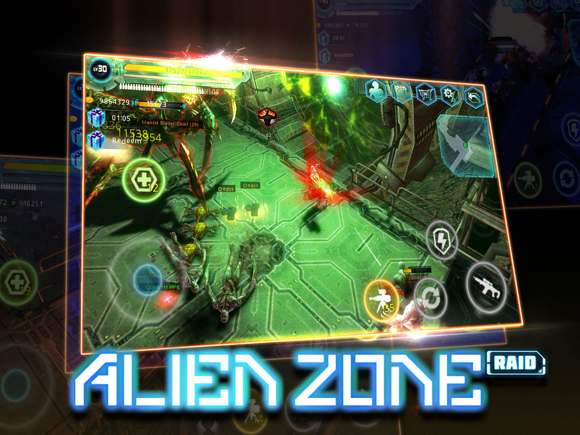 Alien Zone: Raid الملصق