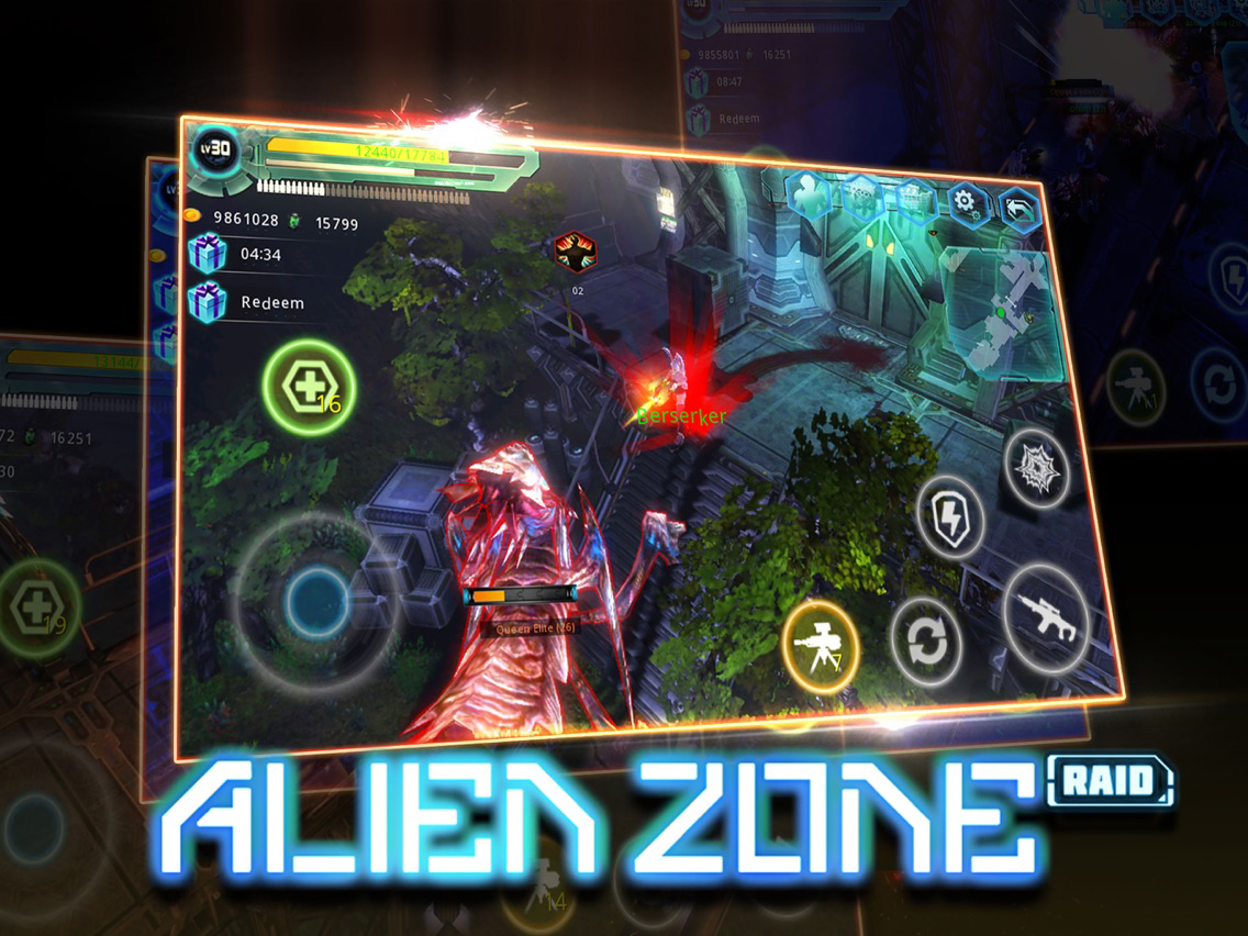 Alien Zone: Raid الملصق
