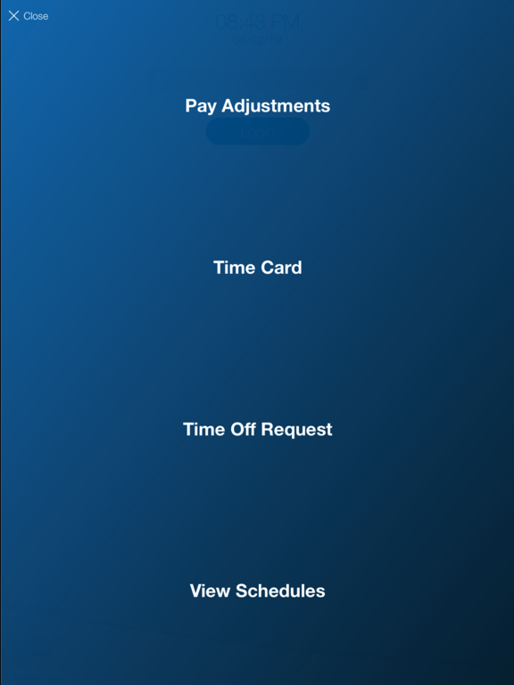 Paychex Oasis® Time Kiosk poster