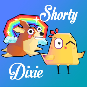 Shorty & Dixie Stickers