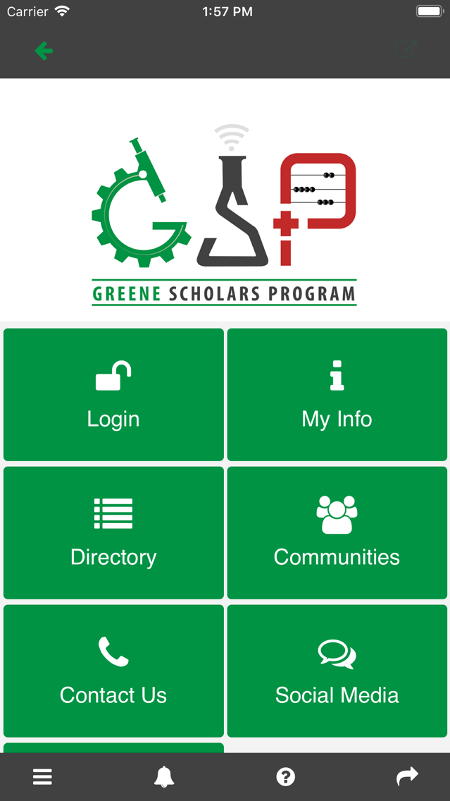 Greene Scholars Connect poster