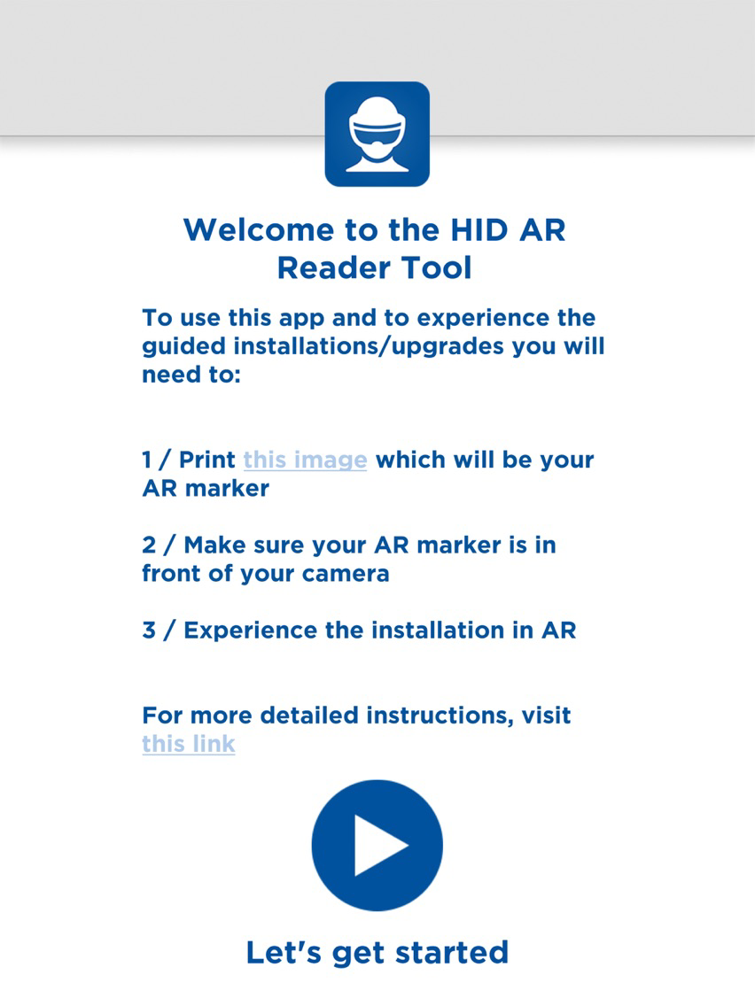 HID AR Reader Tool poster