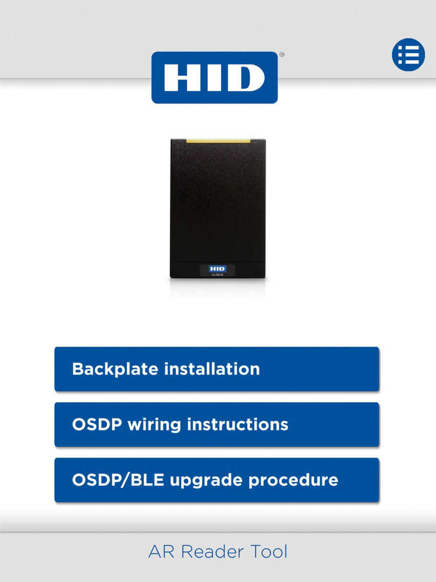 HID AR Reader Tool poster