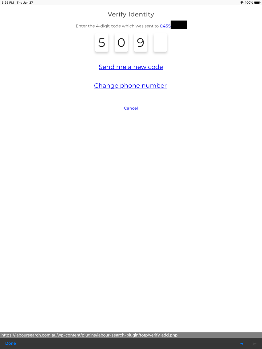 Labour Search poster