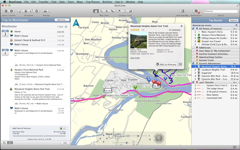 Garmin BaseCamp for iOS (Mac) - Free Download at AppPure