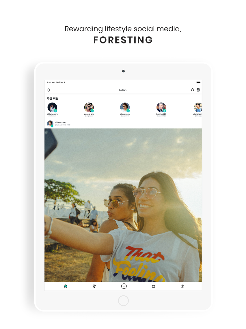 Foresting - Post & Earn poster
