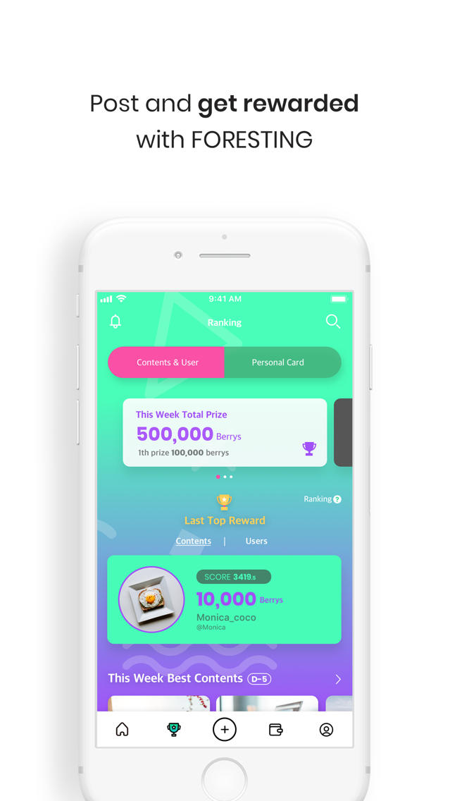Foresting - Post & Earn poster