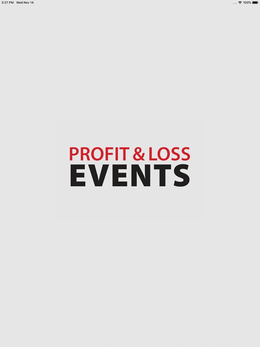 Profit and Loss Events poster