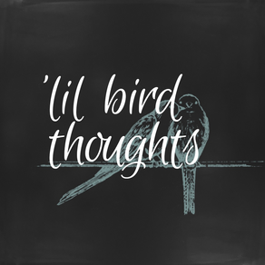 'lil bird thought stickers