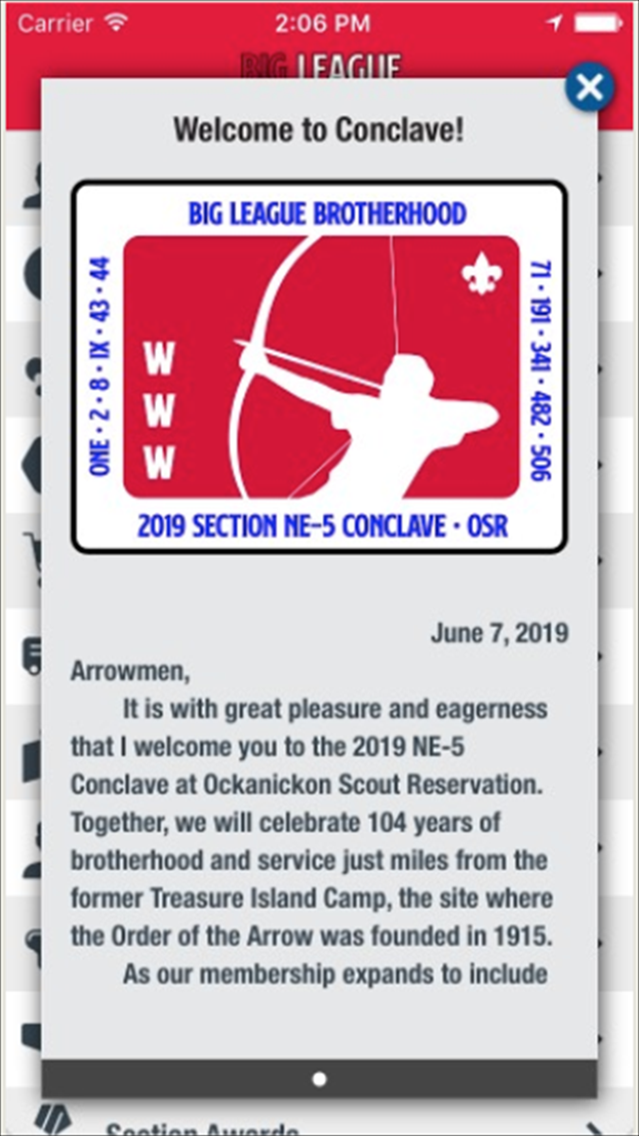 Section NE-5 Conclave poster