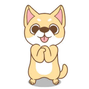 Shiba Cute Dog Stickers