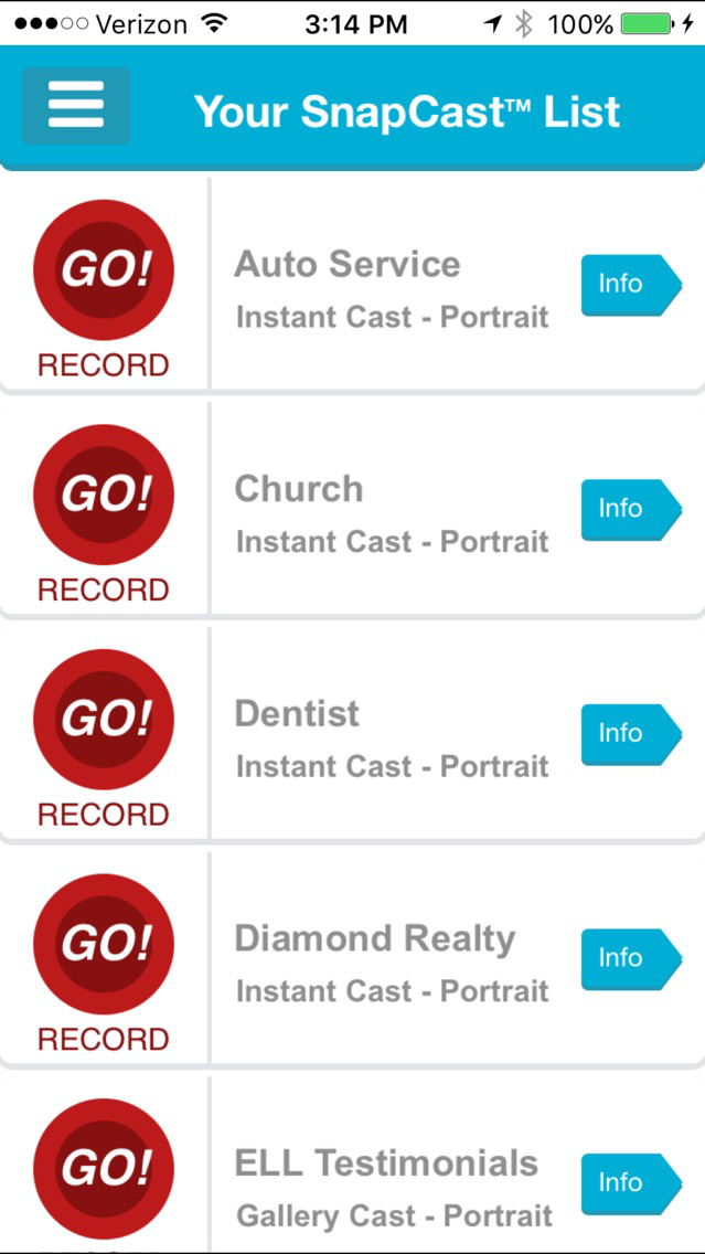 SnapCast Video System pour iOS (iPhone) - Téléchargement gratuit sur ...