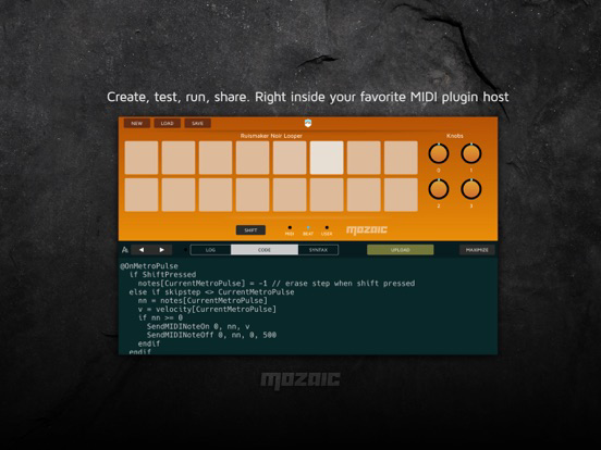 Mozaic Plugin Workshop poster