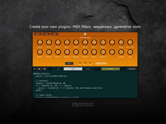 Mozaic Plugin Workshop poster
