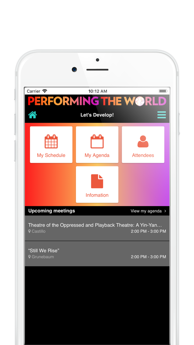 Performing The World 2018 poster