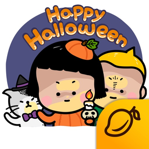 Happy Halloween with MiM! - Mango Sticker