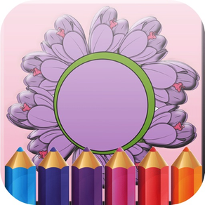 coloring book of flowers for adult