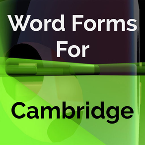 Word Forms for Cambridge