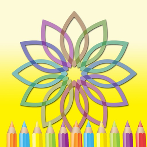 Adult mandalas coloring book therapy