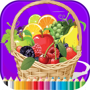 Mixed Fruit Coloring Book - Activities for Kid