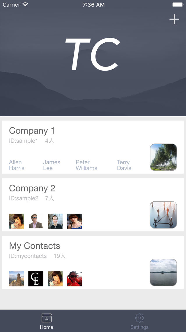 TeamContacts Admin poster