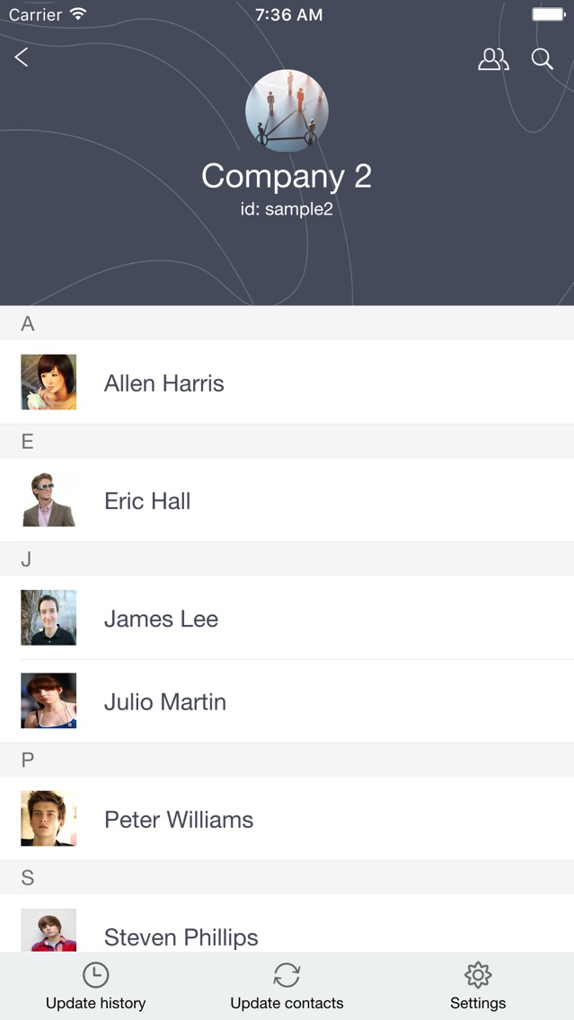 TeamContacts Admin poster