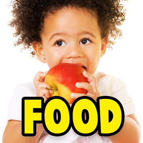 Baby First Words And Flashcards: Food Items