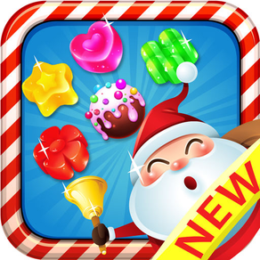 Sweet Santa Candy - New match 3 best game puzzle