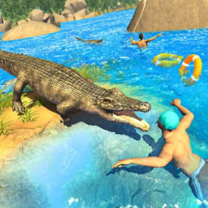 野生鱷魚攻擊遊戲PRO