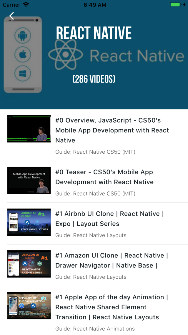 Learn ReactJS Cartaz