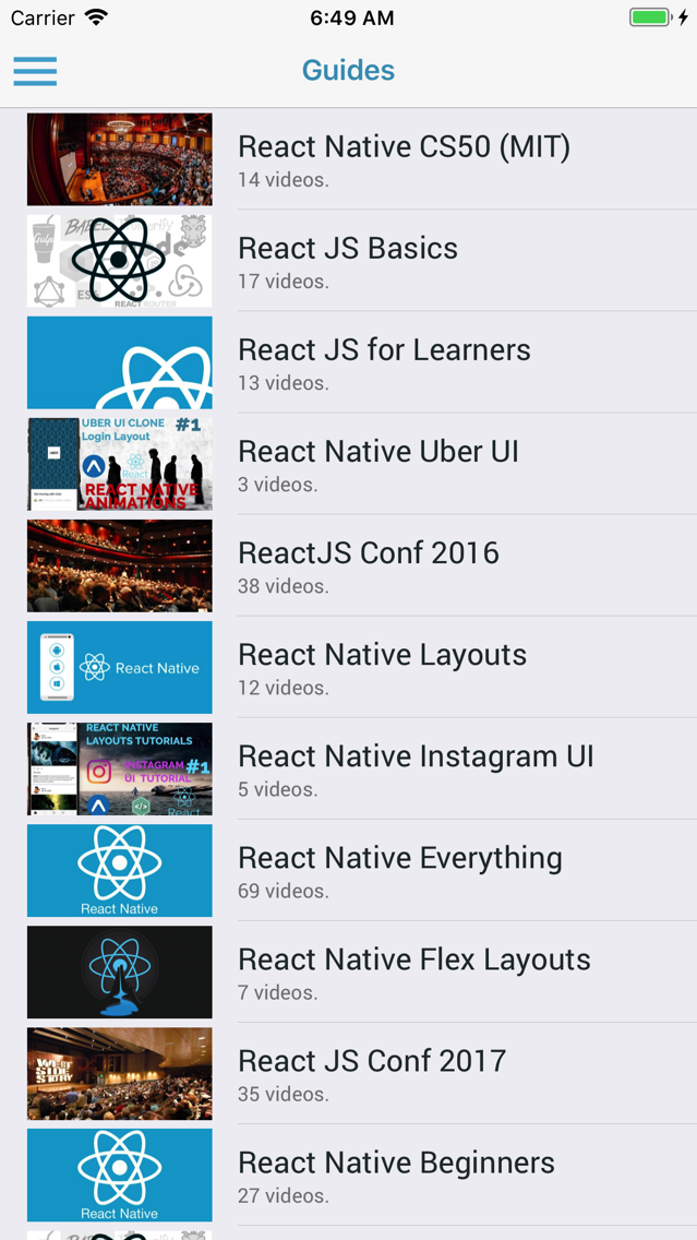 Learn ReactJS Cartaz