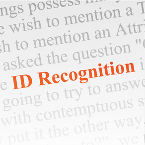 ID Recognition - Simple OCR