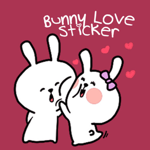 Bunny Love Sticker