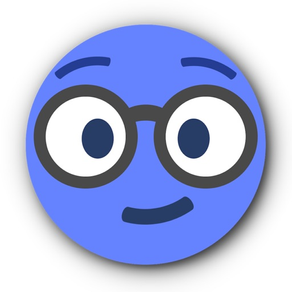 Emoji blau • Sticker