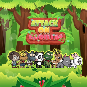 Angry animals attack gorillas
