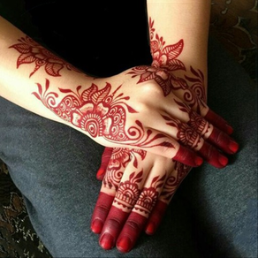 diseño de mano mehndi